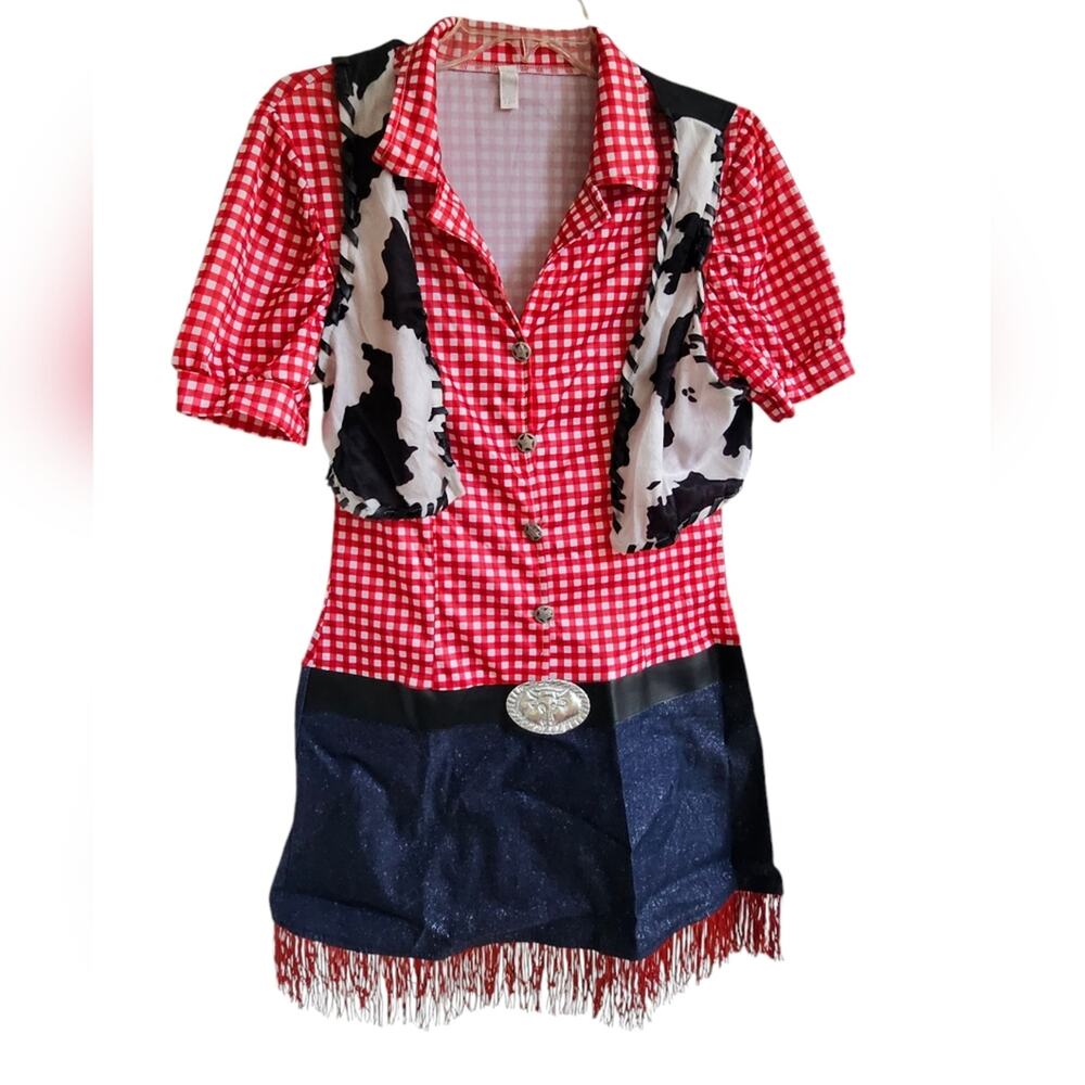 RAWHIDE Cowgirl Dress sz Adult large 10-12 Halloween costume